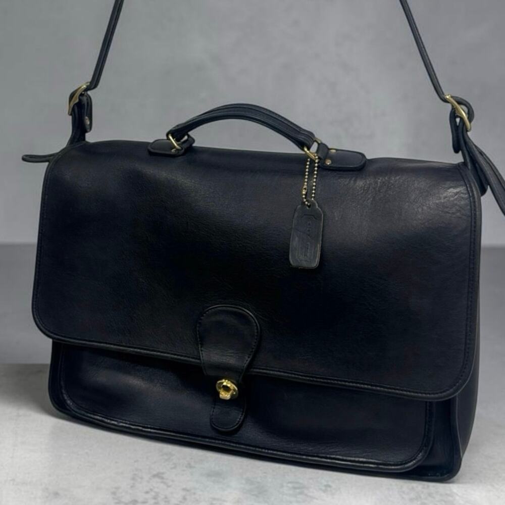 Coach Vintage Classic Metropolitan Crossbody Briefcase Leather 5180 - Picture 2 of 16